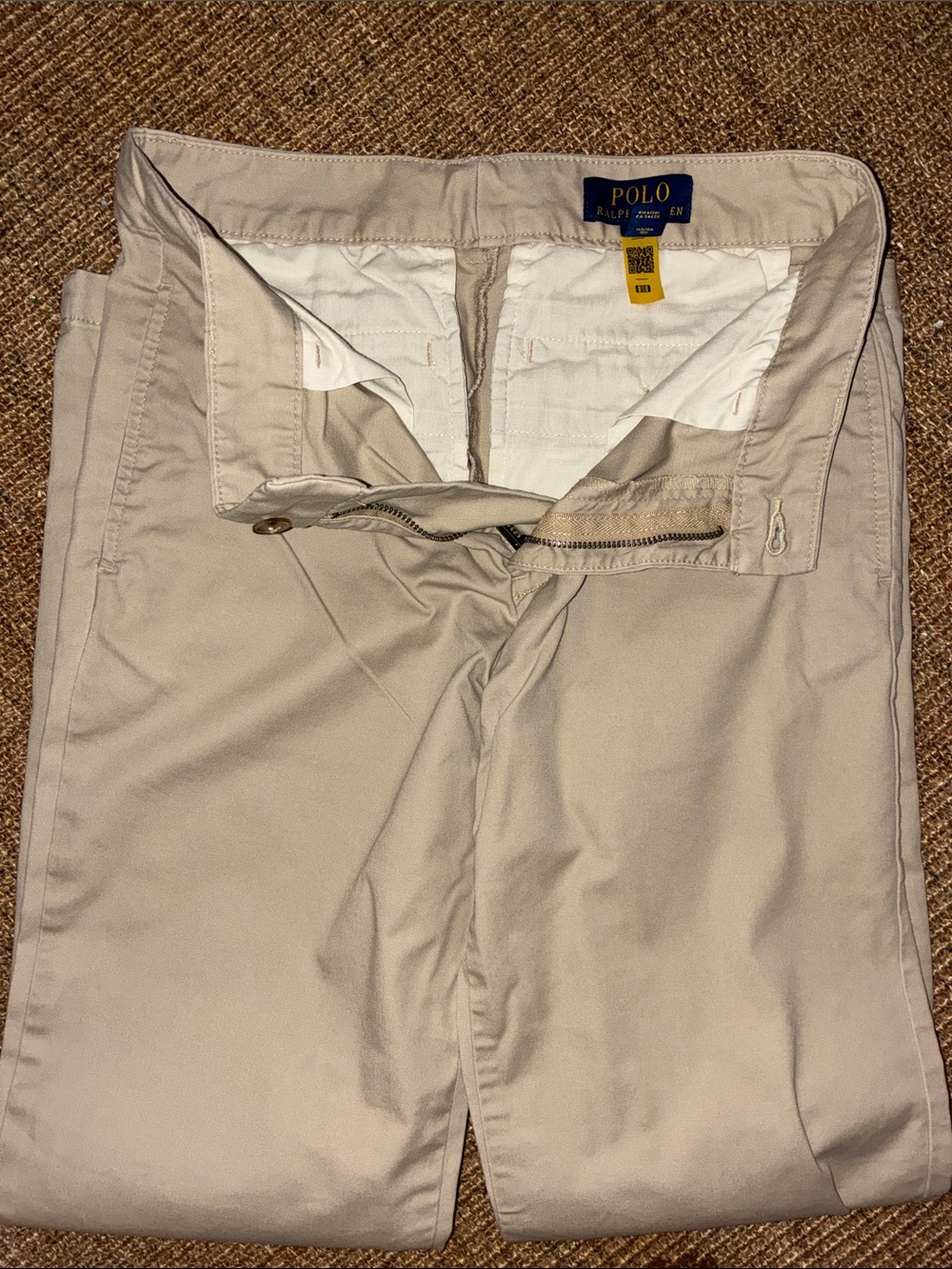 Polo by Ralph Lauren Beige Khaki Stretch Chino Pants